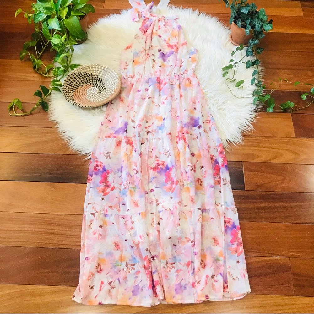 New🌿Made In Italy Falter Maxi Dress - Picture 13 of 13